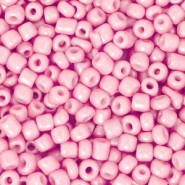 Glasperlen rocailles 8/0 (3mm) Carnation pink